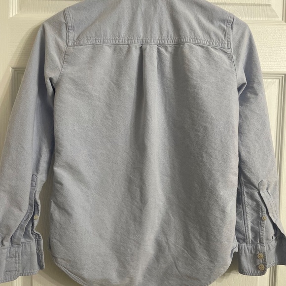J Crew blue button up excellent used cond, size xxs - Picture 2 of 8